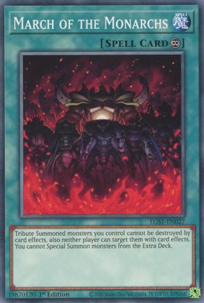 March of the Monarchs (EGS1-EN027) - Egyptian God Deck: Slifer the Sky Dragon 1st Edition Egyptian God Deck: Slifer the Sky Dragon Yugioh Single Squirtle Squad Card Shop.