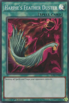 Harpie's Feather Duster (EGS1-EN022) - Egyptian God Deck: Slifer the Sky Dragon 1st Edition Egyptian God Deck: Slifer the Sky Dragon Yugioh Single Squirtle Squad Card Shop.