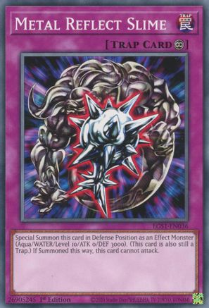 Metal Reflect Slime (EGS1-EN036) - Egyptian God Deck: Slifer the Sky Dragon 1st Edition Egyptian God Deck: Slifer the Sky Dragon Yugioh Single Squirtle Squad Card Shop.