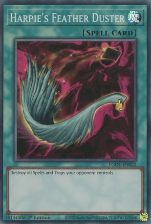Harpie's Feather Duster (EGO1-EN022) - Egyptian God Deck: Obelisk the Tormentor 1st Edition Egyptian God Deck: Obelisk the Tormentor Yugioh Single Squirtle Squad Card Shop.
