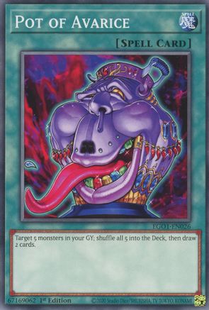 Pot of Avarice (EGO1-EN026) - Egyptian God Deck: Obelisk the Tormentor 1st Edition Egyptian God Deck: Obelisk the Tormentor Yugioh Single Squirtle Squad Card Shop.