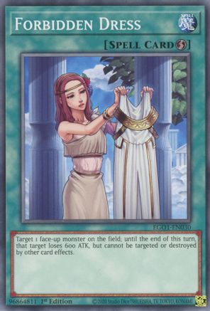 Forbidden Dress (EGO1-EN030) - Egyptian God Deck: Obelisk the Tormentor Unlimited Egyptian God Deck: Obelisk the Tormentor Yugioh Single Squirtle Squad Card Shop.