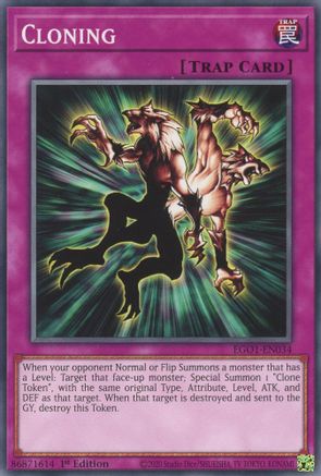 Cloning (EGO1-EN034) - Egyptian God Deck: Obelisk the Tormentor Unlimited Egyptian God Deck: Obelisk the Tormentor Yugioh Single Squirtle Squad Card Shop.