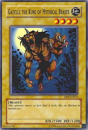 Gazelle the King of Mythical Beasts (DB2-EN071) - Dark Beginning 2 Unlimited Dark Beginning 2 Yugioh Single Squirtle Squad Card Shop.