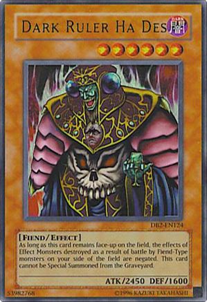 Dark Ruler Ha Des (DB2-EN124) - Dark Beginning 2 Unlimited Dark Beginning 2 Yugioh Single Squirtle Squad Card Shop.