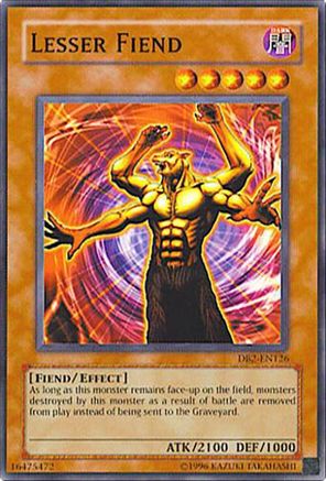 Lesser Fiend (DB2-EN126) - Dark Beginning 2 Unlimited Dark Beginning 2 Yugioh Single Squirtle Squad Card Shop.