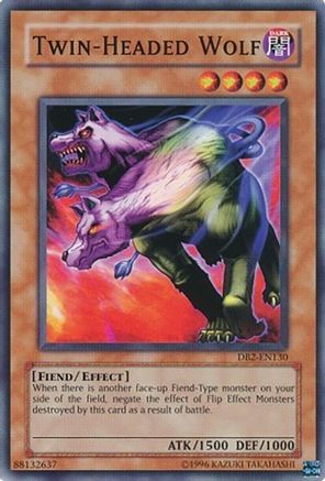 Twin-Headed Wolf (DB2-EN130) - Dark Beginning 2 Unlimited Dark Beginning 2 Yugioh Single Squirtle Squad Card Shop.