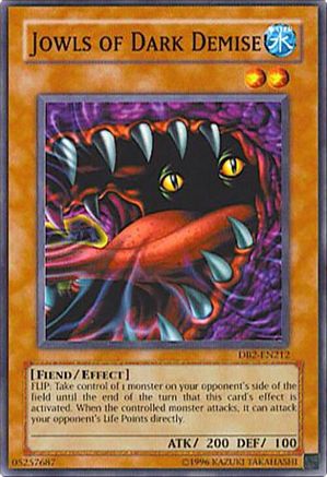 Jowls of Dark Demise (DB2-EN212) - Dark Beginning 2 Unlimited Dark Beginning 2 Yugioh Single Squirtle Squad Card Shop.