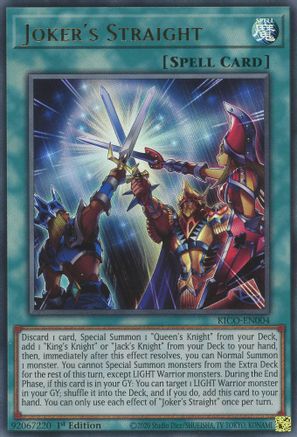 Joker's Straight (KICO-EN004) - King's Court 1st Edition King's Court Yugioh Single Squirtle Squad Card Shop.