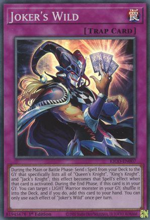 Joker's Wild (KICO-EN007) - King's Court 1st Edition King's Court Yugioh Single Squirtle Squad Card Shop.