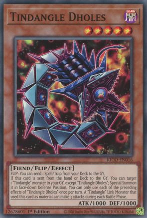 Tindangle Dholes (KICO-EN016) - King's Court 1st Edition King's Court Yugioh Single Squirtle Squad Card Shop.