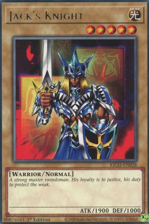 Jack's Knight (KICO-EN028) - King's Court 1st Edition King's Court Yugioh Single Squirtle Squad Card Shop.