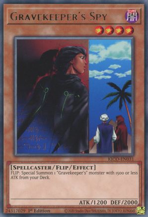 Gravekeeper's Spy (KICO-EN031) - King's Court 1st Edition King's Court Yugioh Single Squirtle Squad Card Shop.