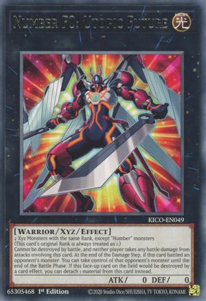 Number F0: Utopic Future (KICO-EN049) - King's Court 1st Edition King's Court Yugioh Single Squirtle Squad Card Shop.