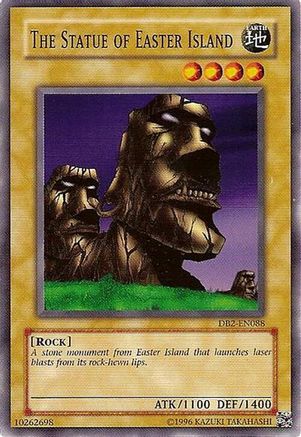 The Statue of Easter Island (DB2-EN088) - Dark Beginning 2 Unlimited Dark Beginning 2 Yugioh Single Squirtle Squad Card Shop.