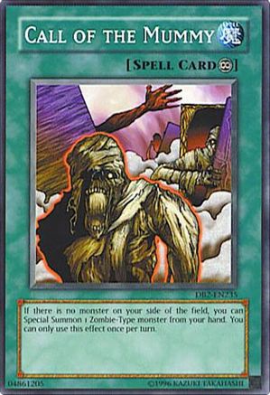 Call of the Mummy (DB2-EN235) - Dark Beginning 2 Unlimited Dark Beginning 2 Yugioh Single Squirtle Squad Card Shop.