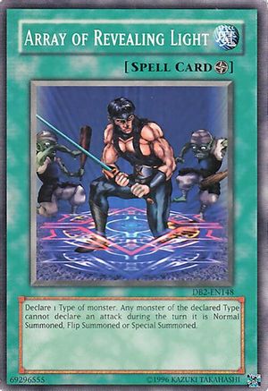 Array of Revealing Light (DB2-EN148) - Dark Beginning 2 Unlimited Dark Beginning 2 Yugioh Single Squirtle Squad Card Shop.