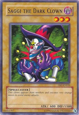Saggi the Dark Clown (DB2-EN039) - Dark Beginning 2 Unlimited Dark Beginning 2 Yugioh Single Squirtle Squad Card Shop.