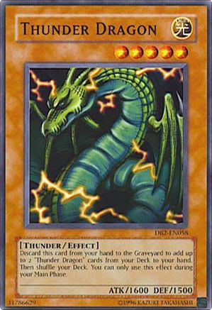 Thunder Dragon (DB2-EN058) - Dark Beginning 2 Unlimited Dark Beginning 2 Yugioh Single Squirtle Squad Card Shop.