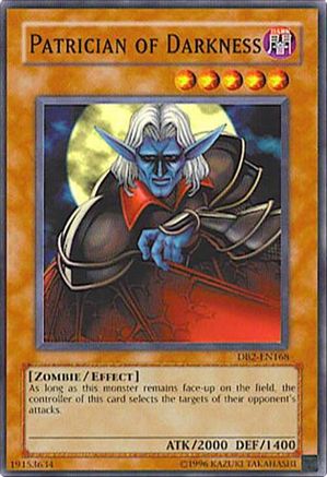 Patrician of Darkness (DB2-EN168) - Dark Beginning 2 Unlimited Dark Beginning 2 Yugioh Single Squirtle Squad Card Shop.