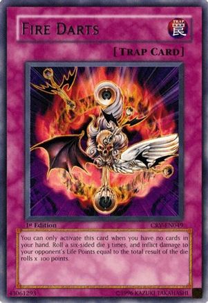 Fire Darts (CRV-EN049) - Cybernetic Revolution Unlimited Cybernetic Revolution Yugioh Single Squirtle Squad Card Shop.
