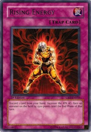 Rising Energy (CRV-EN056) - Cybernetic Revolution Unlimited Cybernetic Revolution Yugioh Single Squirtle Squad Card Shop.