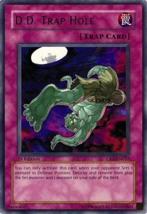 D.D. Trap Hole (CRV-EN057) - Cybernetic Revolution Unlimited Cybernetic Revolution Yugioh Single Squirtle Squad Card Shop.