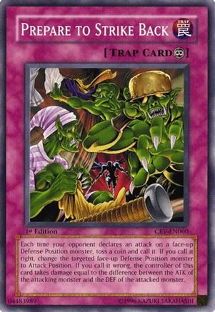 Prepare to Strike Back (CRV-EN060) - Cybernetic Revolution 1st Edition Cybernetic Revolution Yugioh Single Squirtle Squad Card Shop.