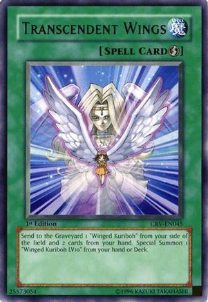 Transcendent Wings (CRV-EN045) - Cybernetic Revolution Unlimited Cybernetic Revolution Yugioh Single Squirtle Squad Card Shop.