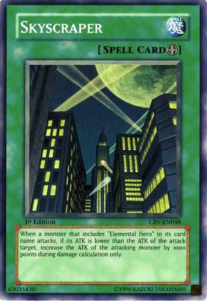 Skyscraper (CRV-EN048) - Cybernetic Revolution Unlimited Cybernetic Revolution Yugioh Single Squirtle Squad Card Shop.
