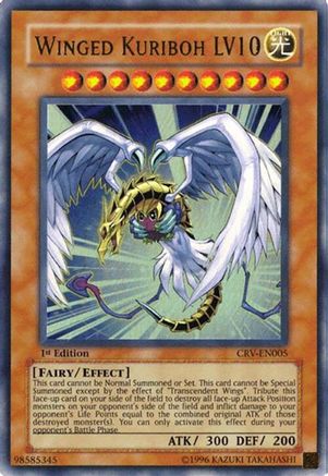 Winged Kuriboh LV10 (CRV-EN005) - Cybernetic Revolution Unlimited Cybernetic Revolution Yugioh Single Squirtle Squad Card Shop.