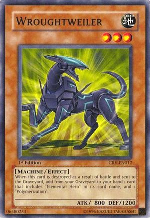 Wroughtweiler (CRV-EN012) - Cybernetic Revolution 1st Edition Cybernetic Revolution Yugioh Single Squirtle Squad Card Shop.