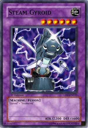 Steam Gyroid (CRV-EN033) - Cybernetic Revolution 1st Edition Cybernetic Revolution Yugioh Single Squirtle Squad Card Shop.