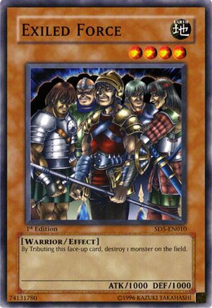 Exiled Force (SD5-EN010) - Structure Deck: Warrior's Triumph 1st Edition Structure Deck: Warrior's Triumph Yugioh Single Squirtle Squad Card Shop.