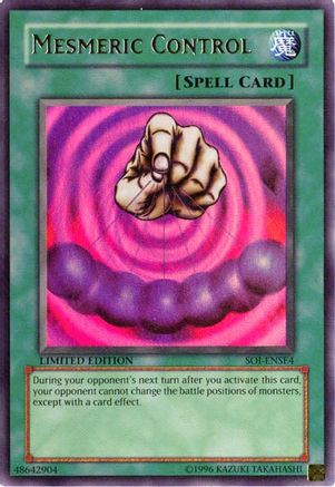 Mesmeric Control (EU) (SOI-ENSE4) - Shadow of Infinity Limited Shadow of Infinity Yugioh Single Squirtle Squad Card Shop.