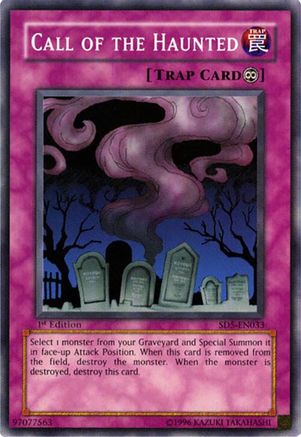 Call Of The Haunted (SD5-EN033) - Structure Deck: Warrior's Triumph 1st Edition Structure Deck: Warrior's Triumph Yugioh Single Squirtle Squad Card Shop.