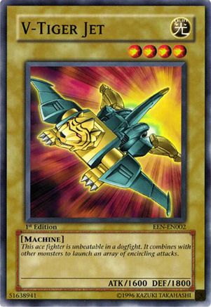 V-Tiger Jet (EEN-EN002) - Elemental Energy Unlimited Elemental Energy Yugioh Single Squirtle Squad Card Shop.