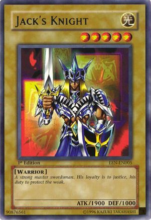 Jack's Knight (EEN-EN005) - Elemental Energy 1st Edition Elemental Energy Yugioh Single Squirtle Squad Card Shop.