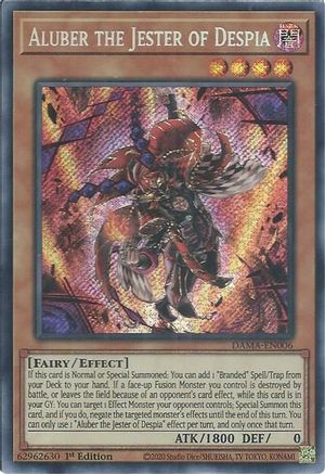 Aluber the Jester of Despia (DAMA-EN006) - Dawn of Majesty 1st Edition Dawn of Majesty Yugioh Single Squirtle Squad Card Shop.