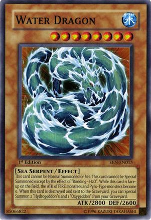 Water Dragon (EEN-EN015) - Elemental Energy 1st Edition Elemental Energy Yugioh Single Squirtle Squad Card Shop.