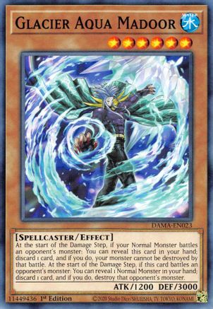 Glacier Aqua Madoor (DAMA-EN023) - Dawn of Majesty 1st Edition Dawn of Majesty Yugioh Single Squirtle Squad Card Shop.