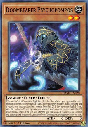 Doombearer Psychopompos (DAMA-EN028) - Dawn of Majesty 1st Edition Dawn of Majesty Yugioh Single Squirtle Squad Card Shop.