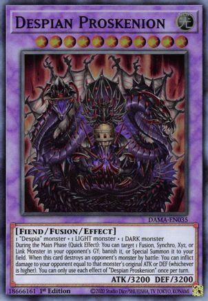 Despian Proskenion (DAMA-EN035) - Dawn of Majesty 1st Edition Dawn of Majesty Yugioh Single Squirtle Squad Card Shop.