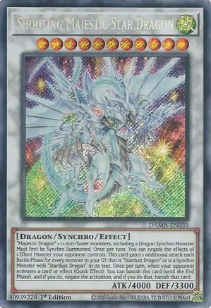 Shooting Majestic Star Dragon (DAMA-EN039) - Dawn of Majesty 1st Edition Dawn of Majesty Yugioh Single Squirtle Squad Card Shop.