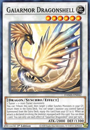 Gaiarmor Dragonshell (DAMA-EN042) - Dawn of Majesty 1st Edition Dawn of Majesty Yugioh Single Squirtle Squad Card Shop.