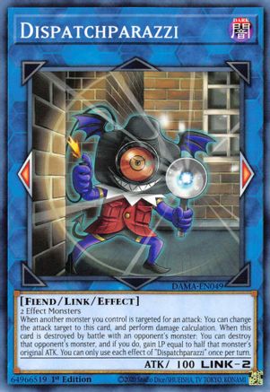 Dispatchparazzi (DAMA-EN049) - Dawn of Majesty 1st Edition Dawn of Majesty Yugioh Single Squirtle Squad Card Shop.