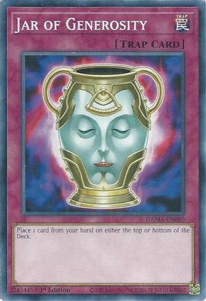 Jar of Generosity (DAMA-EN080) - Dawn of Majesty 1st Edition Dawn of Majesty Yugioh Single Squirtle Squad Card Shop.