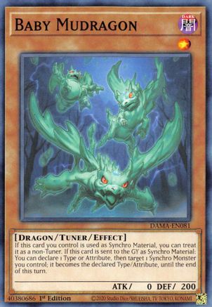 Baby Mudragon (DAMA-EN081) - Dawn of Majesty 1st Edition Dawn of Majesty Yugioh Single Squirtle Squad Card Shop.