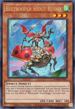 Beetrooper Scout Buggy (DAMA-ENSP1) (DAMA-ENSP1) - Dawn of Majesty Limited Dawn of Majesty Yugioh Single Squirtle Squad Card Shop.