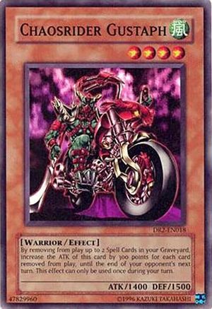 Chaosrider Gustaph (DR2-EN018) - Dark Revelation Volume 2 Unlimited Dark Revelation Volume 2 Yugioh Single Squirtle Squad Card Shop.